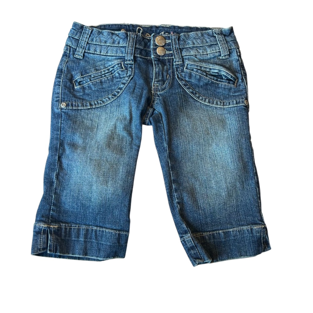 🍭Bongo Girls Blue 3/4 Denim  Size 00